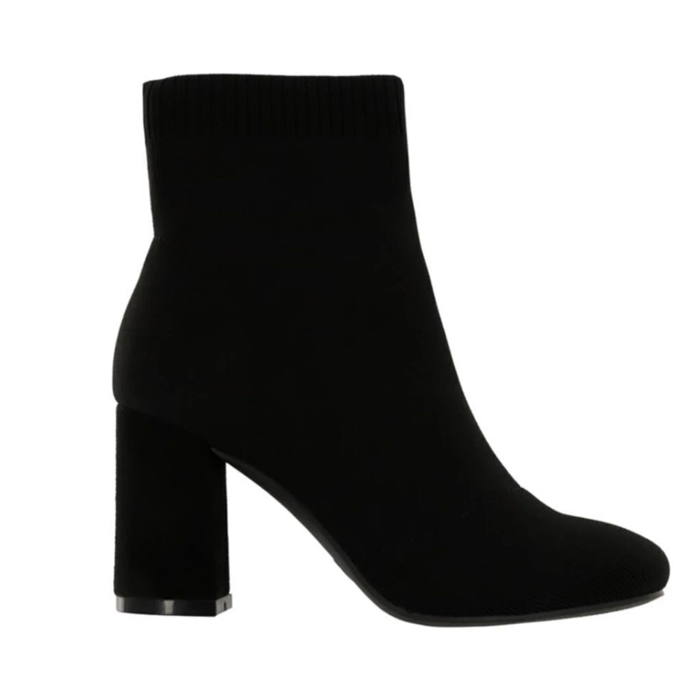 Mia Black Slip on Sock Bootie(Size 8)